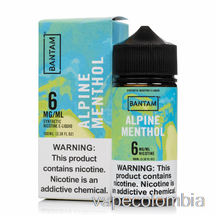 Vape Desechable Mentol Alpino - Bantam Vape - 100ml 3mg